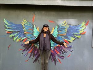 Embracing Transformation: The Wings Mural and the Healing Forest Haven